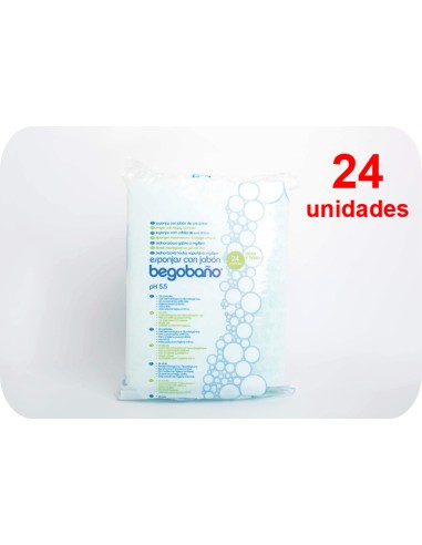 Esponja jabonosa BB/1 Begobaño (paquete de 24 unidades)