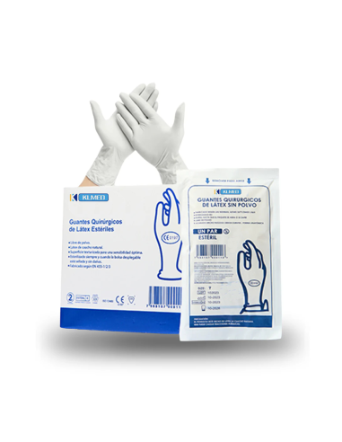 Guantes quirúrgicos estériles (par)