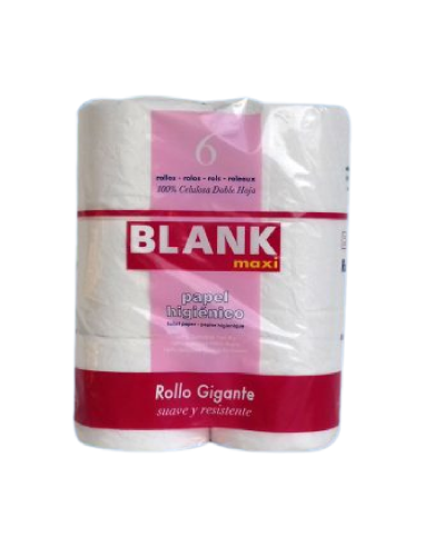Papel higiénico Blank Maxi (6 rollos)